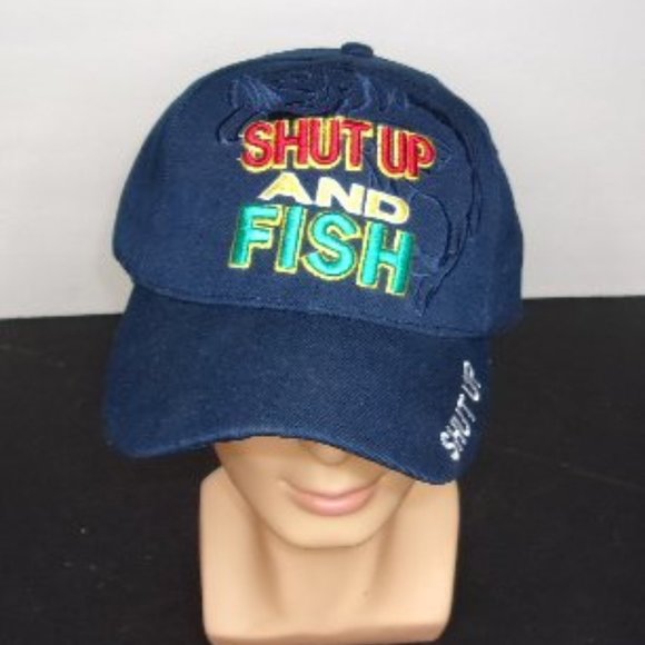 Shut Up and Fish ball cap - Picture 1 of 1